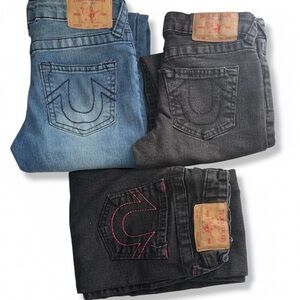 True Religion Boy’s Denim Jeans in Blue and Black Boy’s size 8